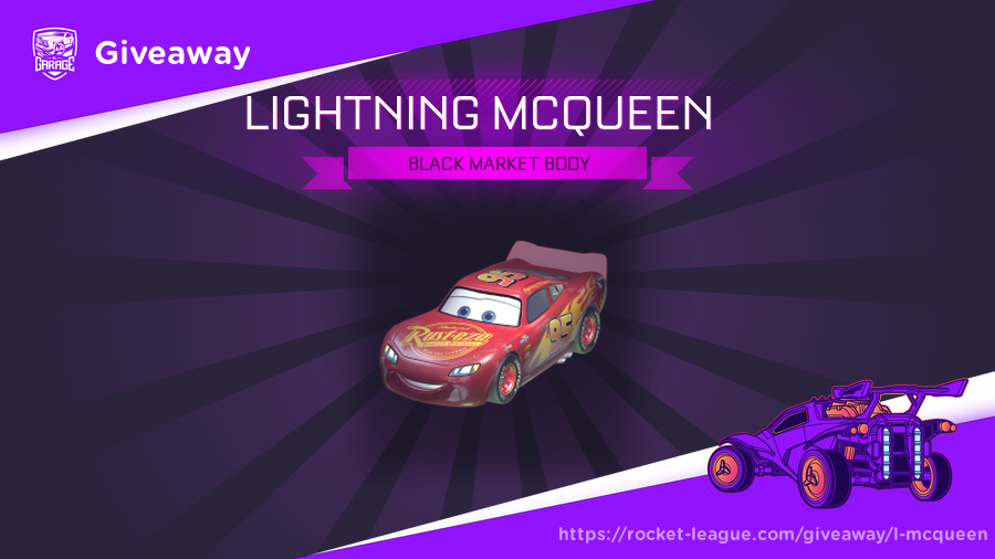 Rocket League Lightning McQueen Pack Showcase 