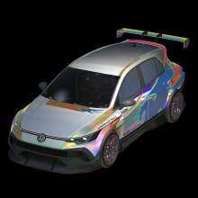 Prosacco Inc on a car