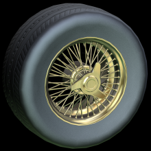 007's Aston Martin DB5 (Obsidian Gold)