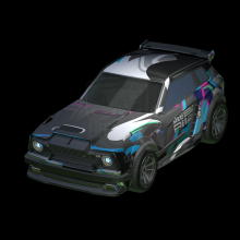 Ruecker, Schuster and Ebert on a car