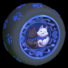 Yin Yang Cats