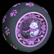 Yin Yang Cats