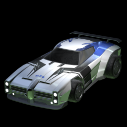 RLCS 2021-22 on a car