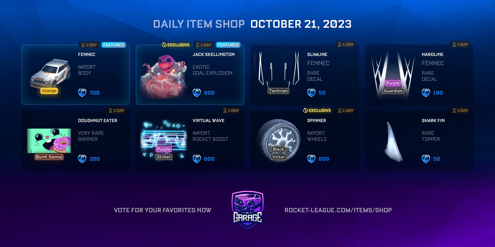 21 October 2023 – CoD Warzone and MW II Item Store