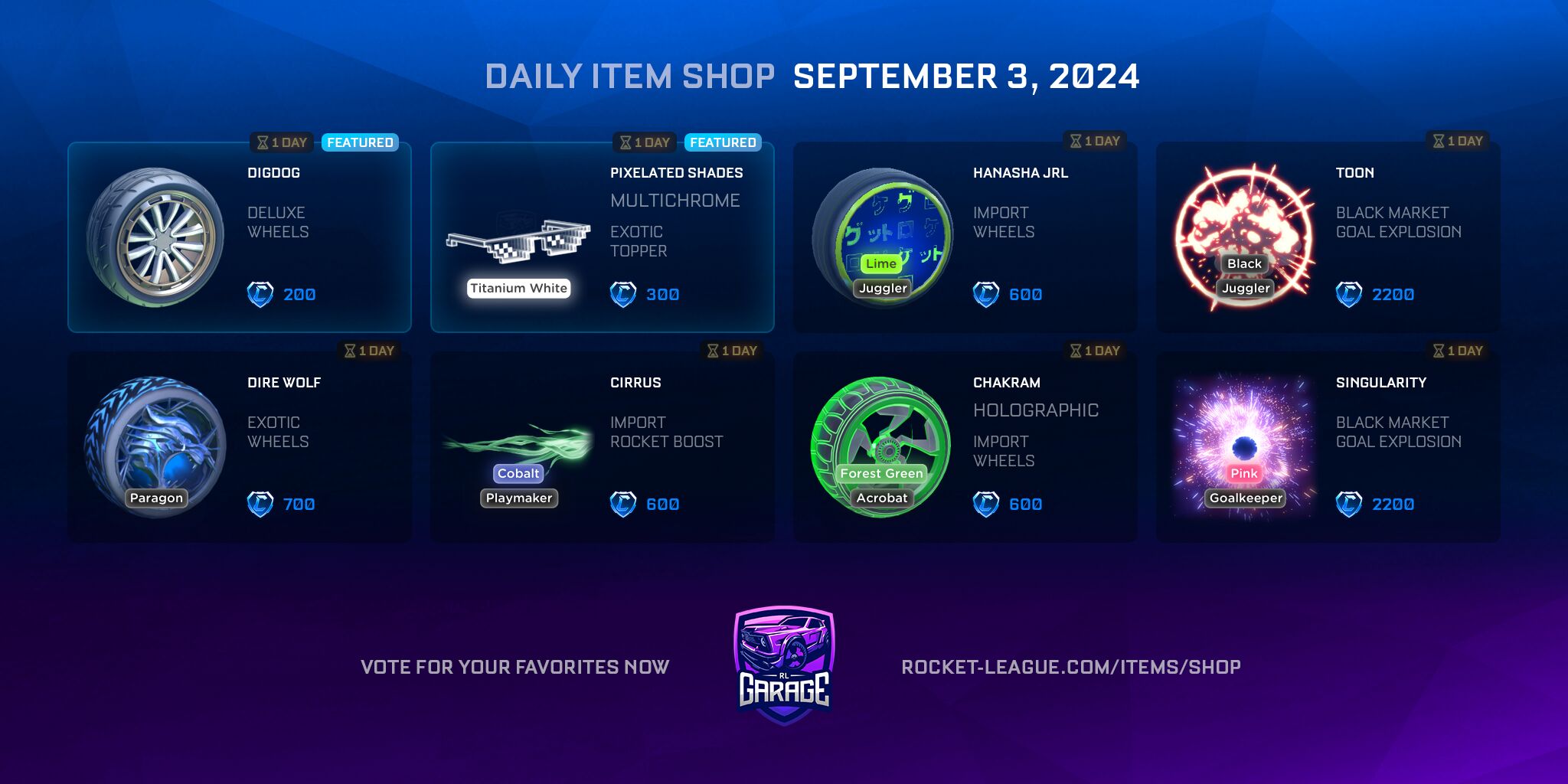 Item Shop on 2024-09-03