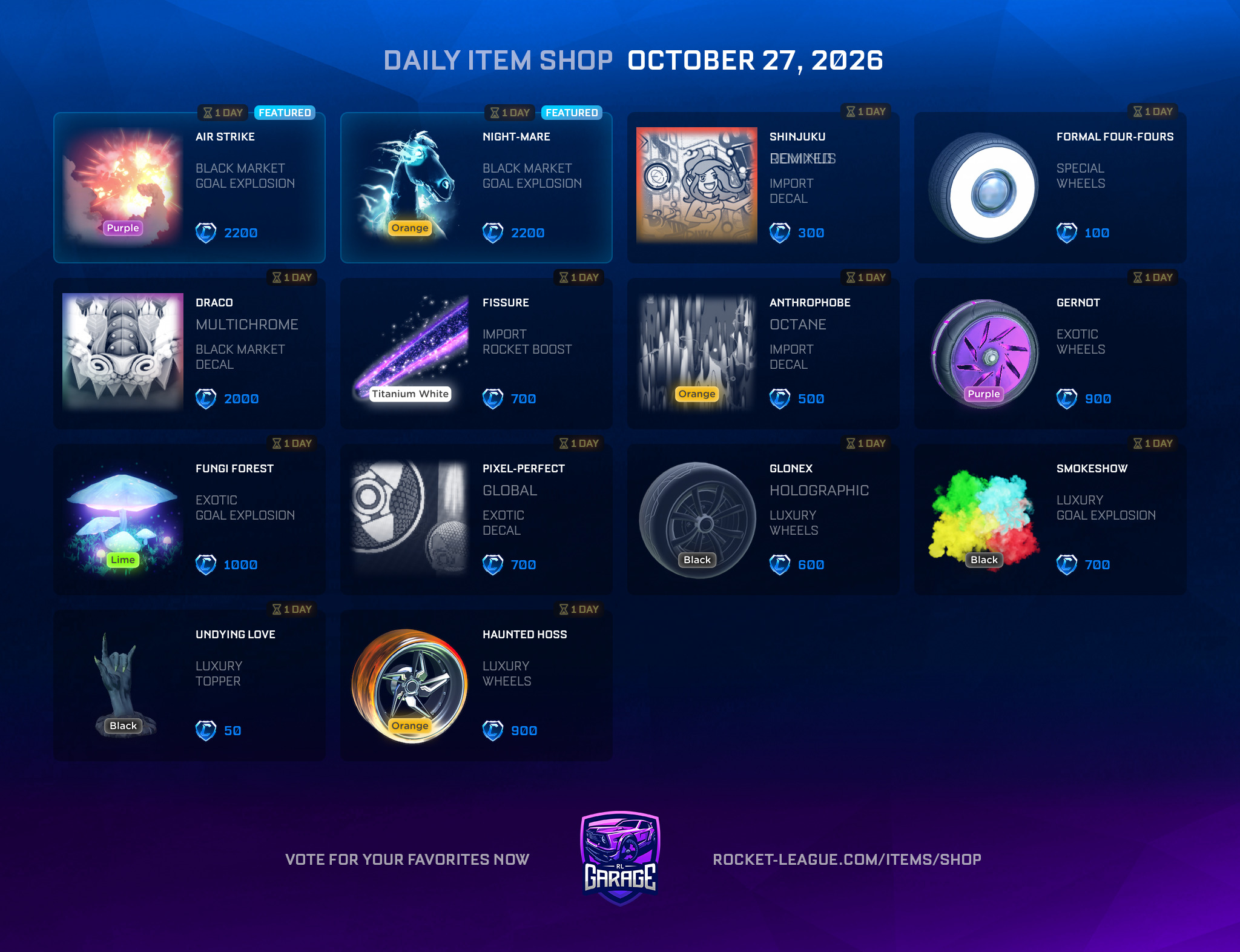 Item Shop on 2026-10-27