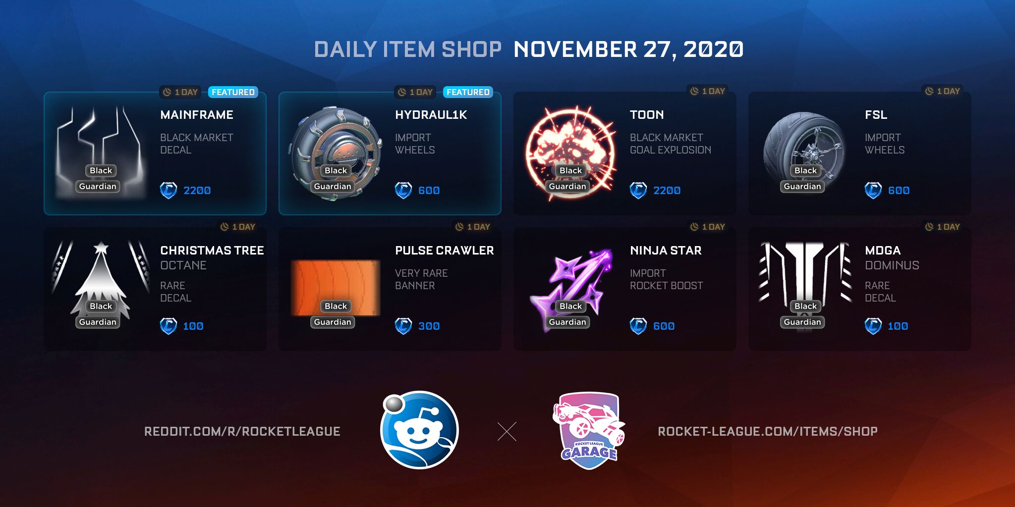 rocket league shop